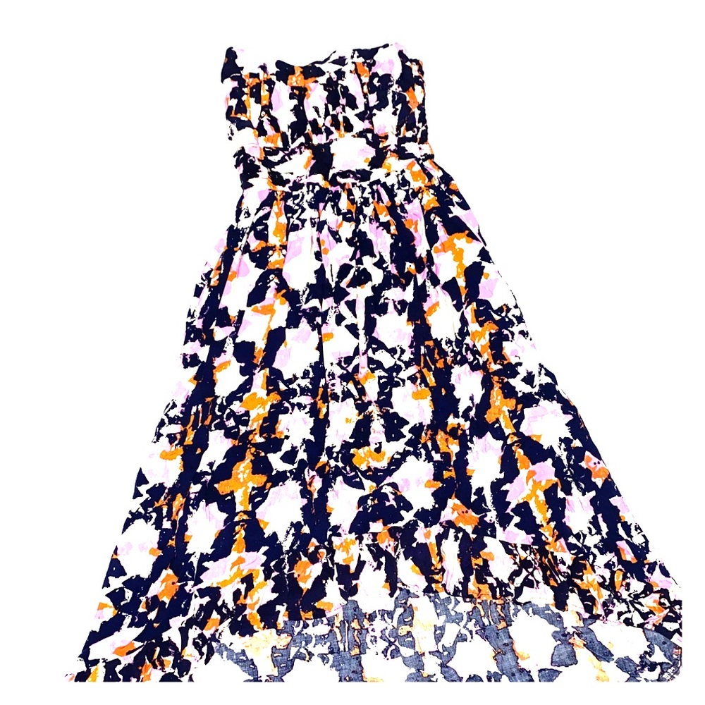 Floral high-low summer maxi
